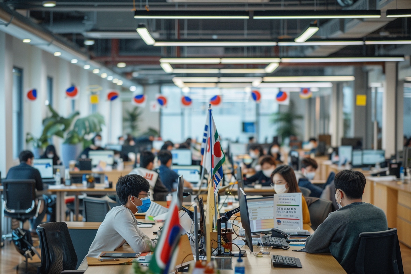 La reprise du travail en Corée du Sud